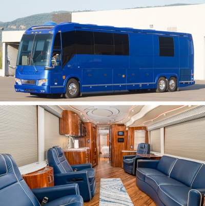 tour bus for sale with bunks
